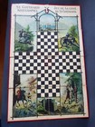 Antik großes riesiges Spielbrett , St. Gotthard Kriegsspiel , Militär