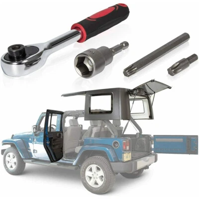 Hard Top And Door Removal Wrench Tool Kit For Jeep Wrangler JK JL 2007-2022 Foto 1 de 4