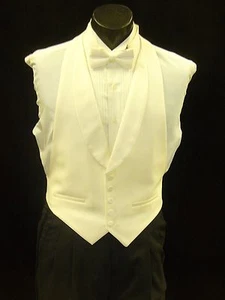 Formal Vest Backless - IVORY Dimension 88594 - SMALL - Picture 1 of 1