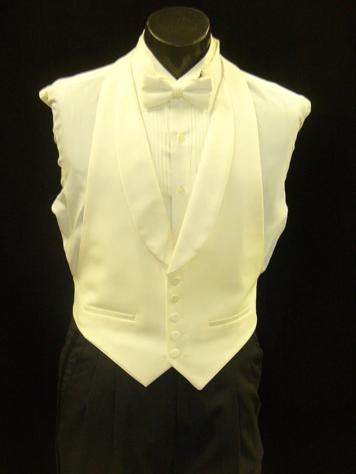 Formal Vest Backless - IVORY Dimension 88594 - SMALL - Image 1 of 1