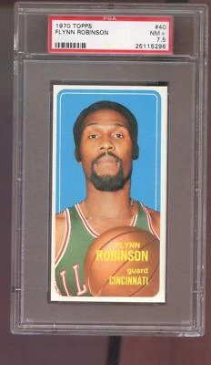1970-71 Topps #40 Flynn Robinson PSA 7.5 Graded Basketball Card 1970 Cincinnati - Image 1 of 2