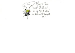Funny Spending Money Shop Shopping Mary Phillips Blank Note Cards - Set of 3 - Picture 1 of 2