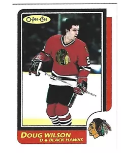 RARE 1986 OPC FACTORY BLANK BACK PROOF - DOUG WILSON HOF GEM MINT !! - Picture 1 of 1