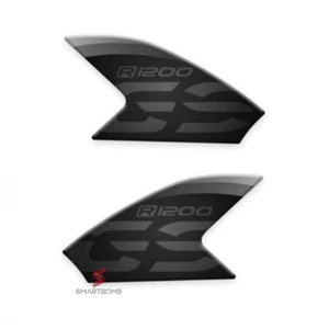 Adesivi resina 3D Resistente protezione serbatoio laterali R1200GS 13-16 NERO - Bild 1 von 5