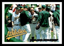 2010 Topps Oakland Athletics Oakland Athletics #410 Centered Mint