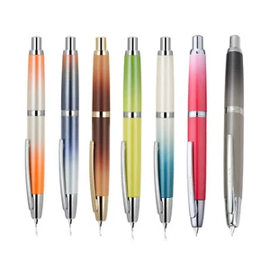2025 Jinhao 10 Press Retractable Fountain Pen EF/F Nib Limited Edition Gradient - Picture 1 of 16