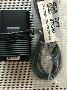 New Genuine Dell 65W Laptop AC Adapter Charger 19.5V 3.34A LA65NM130 JNKWD - Picture 1 of 2