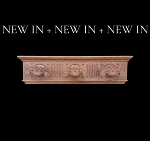 VECCHIO ANTICO ATTACCAPANNI LEGNO PARETE 3 APPENDIABITI LEGNO MURO L.87 H.22 P.7 - Foto 1 di 24