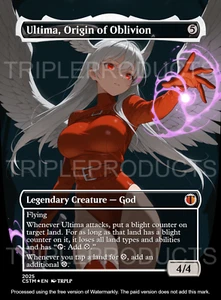 Ultima, Origin of Oblivion - Anime Waifu High Quality Altered Art Custom Karte - Bild 1 von 2