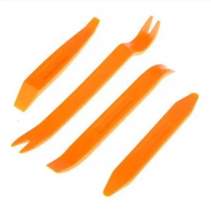 4PZ UTENSILI ATTREZZI INTERNI LEVE PER SMONTAGGIO PANELLI PORTA AUTO AUTORADIO - Imagen 1 de 4