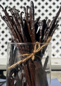 Madagascar Grade A Bourbon Organic Vanilla Beans [7-9 inches] - Picture 1 of 9