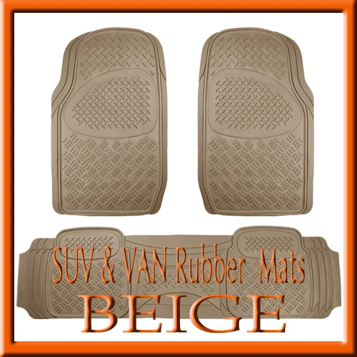 Se adapta a ALFOMBRILLAS DE GOMA BEIGE/BRONCEADO RESISTENTE LEXUS LX450 LX470 LX570 / 3 PIEZAS Foto 1 de 1