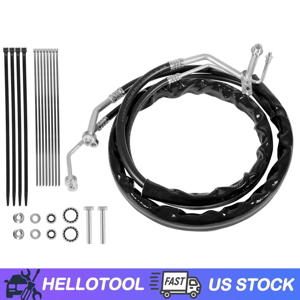 Juego de mangueras de aire acondicionado traseras C68100 para Dodge Grand Caravan 2012-2019 Foto 1 de 4