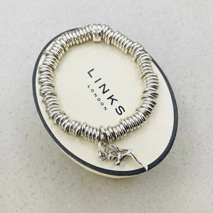 ** Authentic Links of London Sweetie Sterling Silver Bracelet  Angel Fairy Charm - Picture 1 of 8