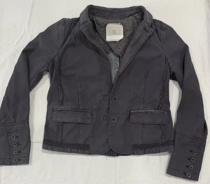 Chaqueta para mujer Anthropologie Hei Hei con cuello abotonado - 8 - Usada - Azul marino a cuadros - Imagen 1 de 14