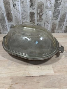 Guardian Service Vintage Hammered Oval Aluminum Service Platter⭐️W/ Roaster Lid - Picture 1 of 12