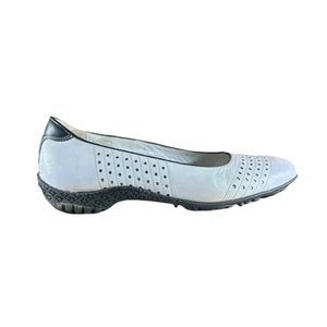 Walter Genuin Linea Stretch Damen Slipper Golfschuhe weiß schwarz Besatz 38,5 7,5 - Bild 1 von 7