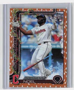 2025 Topps Holiday #H120 Jhonkensy Noel Gold Holiday Lights - Bild 1 von 2