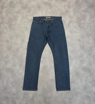 Pantalones de mezclilla para hombre Galliano de cuero azul marino talla: 34/48 Foto 1 de 4