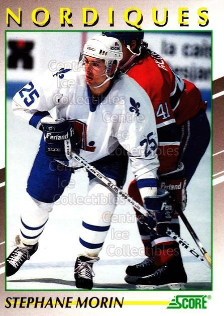 1991-92 Score Young Superstars #39 Stephane Morin - Image 1 of 1
