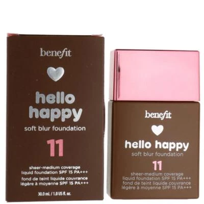 Benefit Hello Happy Soft Blur Foundation Shade #11 SPF15 / PA++ 30ml - Image 1 of 2