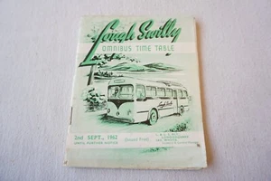 Sept 1962 Londonderry Lough Swilly Railway Irish Ireland Bus Omnibus Timetable - Picture 1 of 10