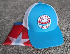 Chicago Dogs Snapback Hat + Chicago Dogs Flag *NEW* - Picture 1 of 5