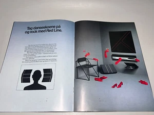 1980er Danish Bang & Olufsen Red Line Lautsprecher Lautsprecher Werbeheft - Bild 1 von 7