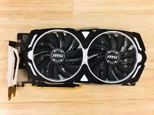 MSI NVIDIA GeForce GTX1060 ARMOR 3GB GDDR5 Graphics Card Video Card DVI HDMI DP - Picture 1 of 3