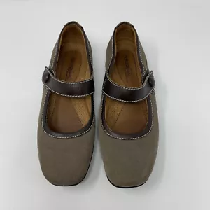 Natural Soul by Naturalizer Damen 8 Florie Mary Jane Ballerinas Leder Wildleder braun - Bild 1 von 9
