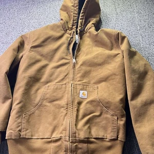 Giacca donna Carhartt taglia small (4-6) WJ130-211 tela con cappuccio trapuntata foderata - Foto 1 di 4