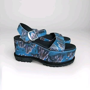 Adidas X Opening Ceremony Rock Wedge 4" Platforms Buckle Sandals Shoes US 7 UK 6 - Picture 1 of 18