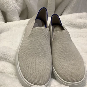 Rothy's The Slip On Sand Knit Recycled Textile Sneakers Low Tops Shoes Womens 7 - Picture 1 of 11