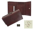 Tony Perotti Full Grain Leather Clip-Top Frame Purse With RFID Protection 1005_1