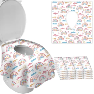 Disposable Toilet Seat Covers for Kids & Adults,Protect from Public Toilets - Picture 1 of 12