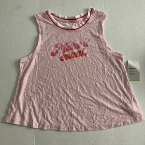 Old Navy Active Graphic Gym Tank Top Damen Gr. XS Pink Make It Count Cropped NEU - Bild 1 von 6