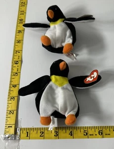 Ty Teenie Beanie Babies Waddle The Penguin Plush Toy - Picture 1 of 4