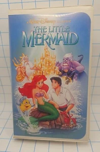VTG The Little Mermaid (VHS, 1989) black diamond classic rare banned cover - Picture 1 of 7