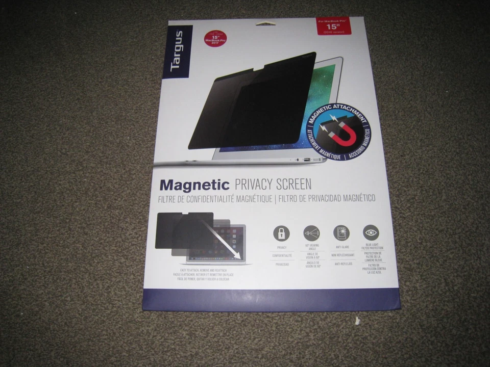 Magnetic Privacy Screen for MacBook Pro 15-inch ASM154MBP6GL - Image 1 of 4