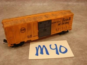 M40B VINTAGE MARX HO SCALE TRAIN BOX CAR SEARS SANTA FE ALL THE WAY - Picture 1 of 1