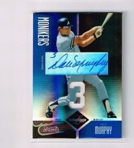 DALE MURPHY 2004 LEAF LIMITED AUTOGRAPH GAME WORN JERSEY # 21/100 ATLANTA BRAVES