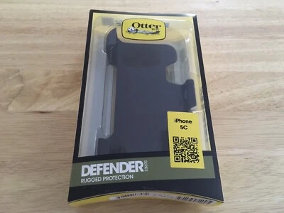 Apple iPhone 5C Auténtico OtterBox Funda Clip Cinturón SOLO NEGRA Nuevo en Caja Foto 1 de 2