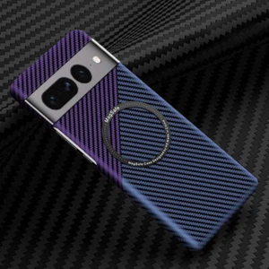 Magnetic Slim Carbon Fiber Case Phone Rugged Cover For Google Pixel 9 Pro XL 8 7 - Picture 1 of 21