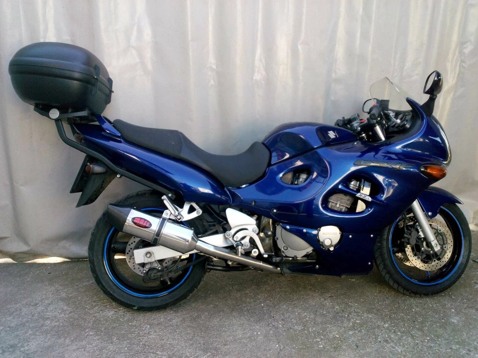 Suzuki GSXF 600 750 Katana 1998-2006 MassMoto Terminale Scarico Inox Carbonio Foto 1 de 1