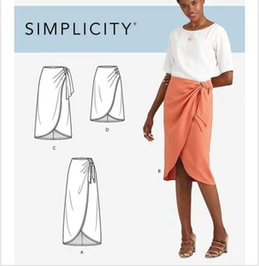 Simplicity Sewing Pattern 10430 90480 Misses Sarong Skirt Size 14-22 - Picture 1 of 5