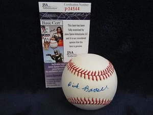 Dick Bartell (D 1995) Autografiado ONL (Blanco) Béisbol - Certificado JSA - Imagen 1 de 9