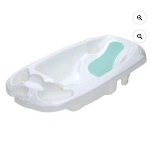 Newborn Bath Tub Baby Infant Toddler Kids Shower Anti Slip Safety Bathing White - Picture 1 of 2