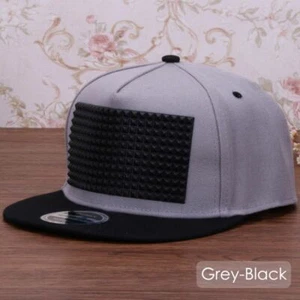 Gorra plana de béisbol para hombre elevada suave de silicio cuadrado pirámide hip hop sombrero 3D  - Imagen 1 de 16