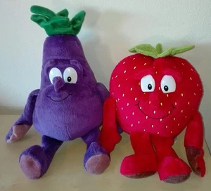 Plüsch Vitamine Coop Strawberry + Aubergine Superfeschi Lidl Goodness Gang Plush - Bild 1 von 1