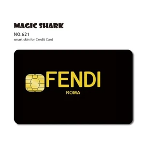 Credit Card SMART Sticker skin protector pre-cut small chip (FRONT ONLY) - Picture 1 of 1
